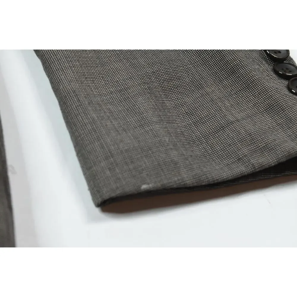 Hugo Boss Sportscoat Blazer Mens 40R Brown Two-Button Slim Fit Super 100 Wool